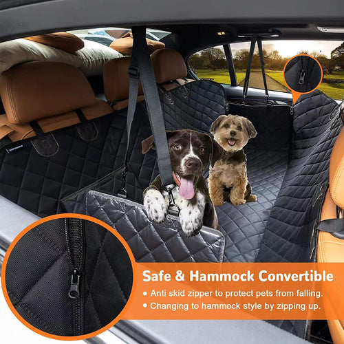 Hunde-Autoschutzmatte Rücksitz – wasserdicht, bissfest & rutschfest | 137×147 cm