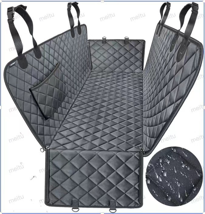 Hunde-Autoschutzmatte Rücksitz – wasserdicht, bissfest & rutschfest | 137×147 cm